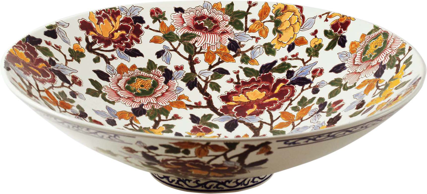 Large Trevise Bowl Pivoines