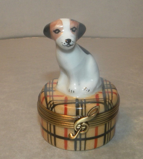 Plaid dog, Limoges Box number 20