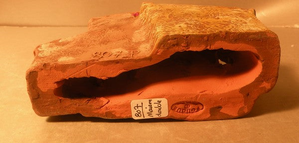 Double house (all clay), Fouque 2 cm