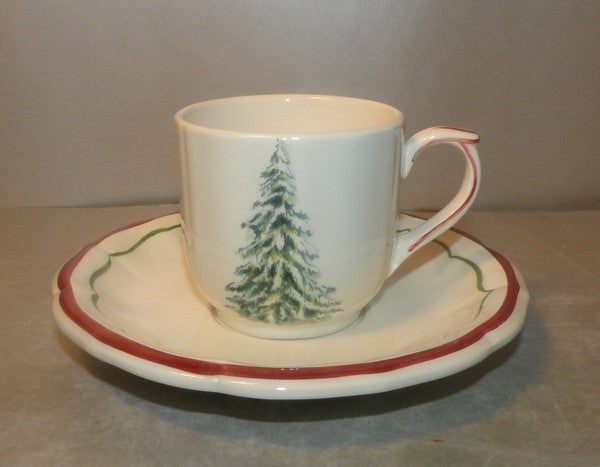 After Dinner  Cup & Saucer, Filets Noel