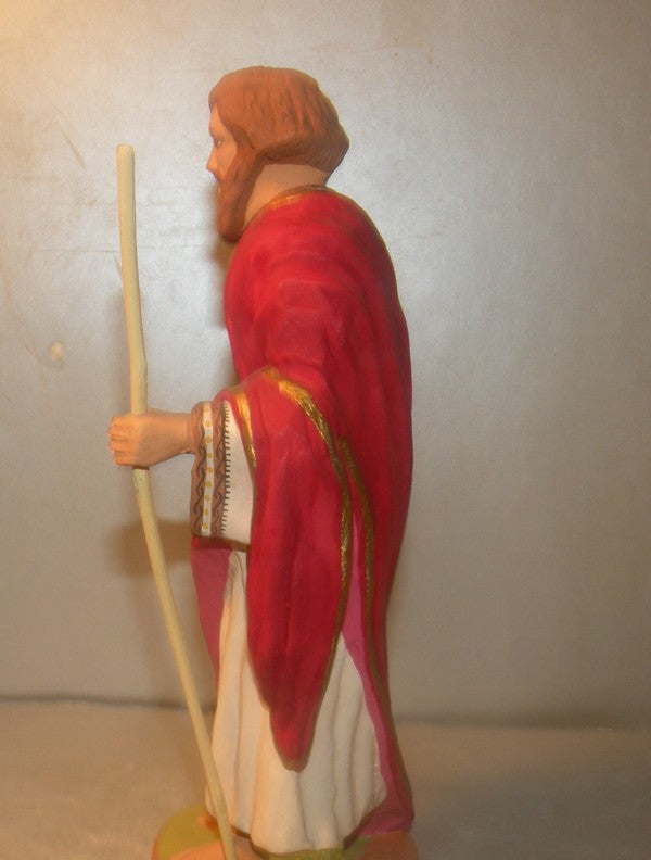 Nativity scene 3 caracters, Fouque 20 Cm