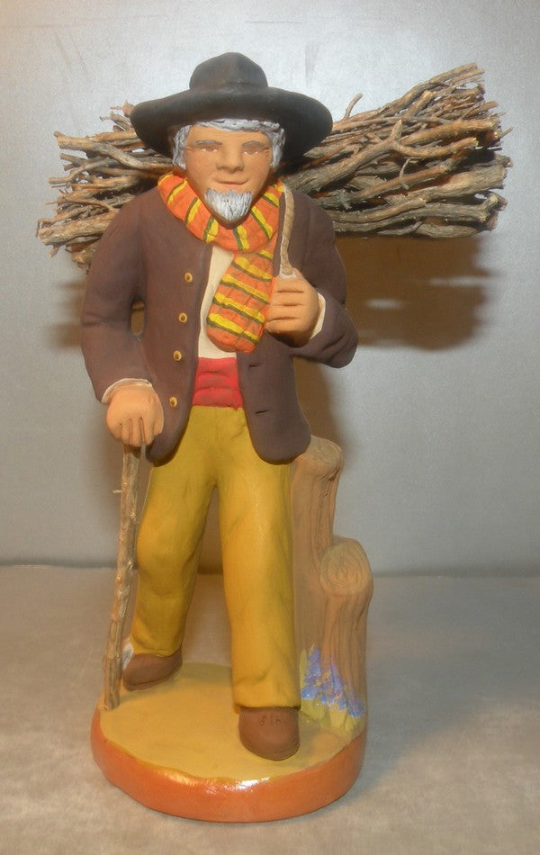 Man carrying a bundle of wood, ( 118 ) Fouque 13 Cm