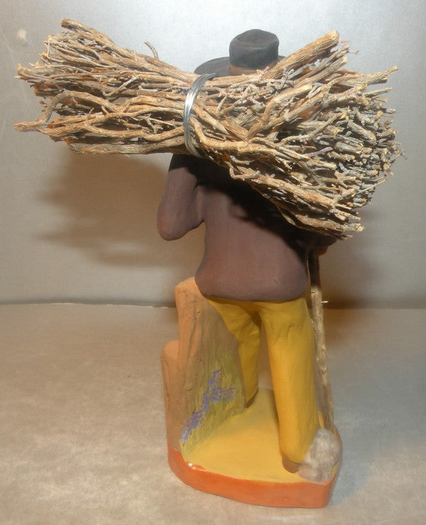 Man carrying a bundle of wood, ( 118 ) Fouque 13 Cm