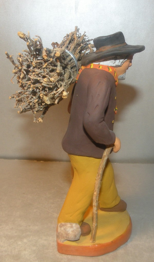 Man carrying a bundle of wood, ( 118 ) Fouque 13 Cm