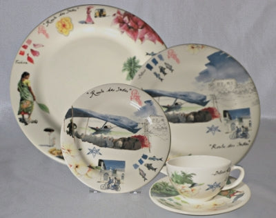 5 pc. place setting, Route des Indes