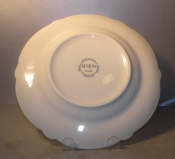 Dessert Plate, Rocaille White