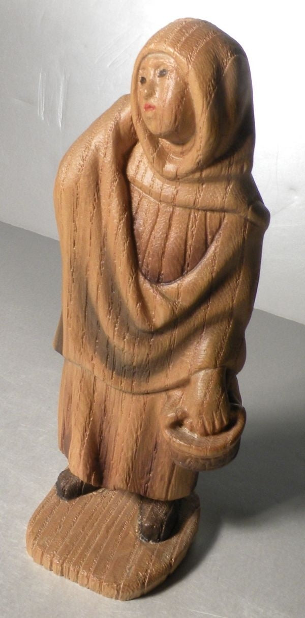 Fini Moroder Nativity Samaritan Woodcarving Anri