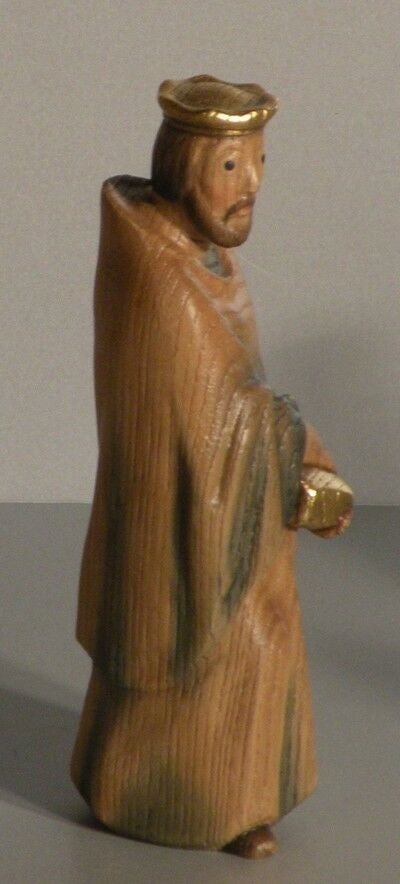 Fini Moroder Nativity White King Woodcarving Anri