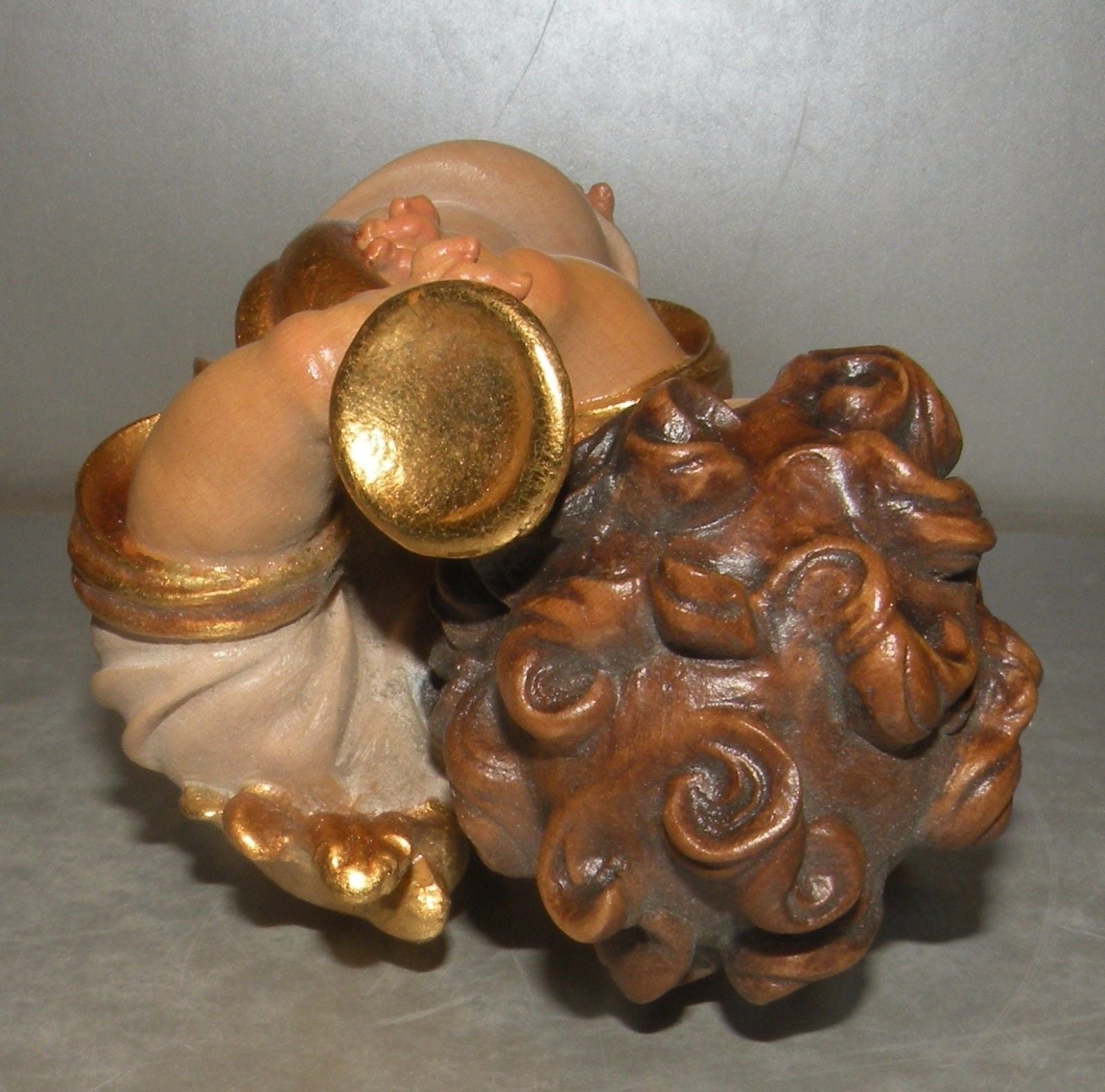 Baroque Angel with horn, 10251, Angels