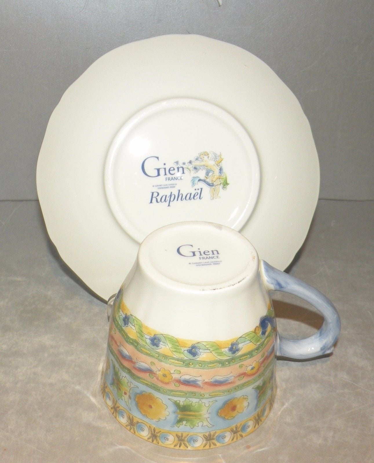 U.S. Tea Cup & Saucer , Raphael