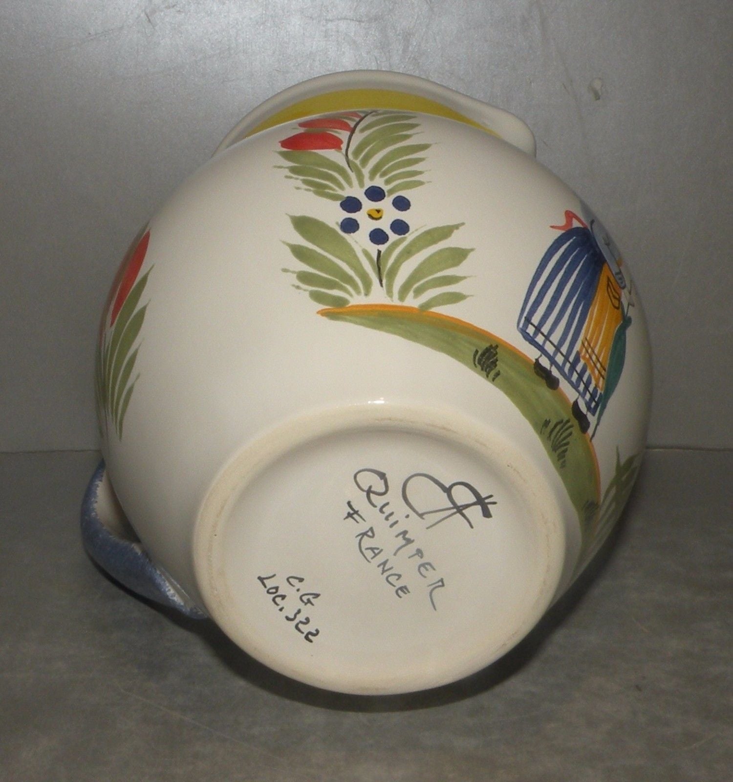 Pitcher with Lady Loc Maria , FAB Quimper