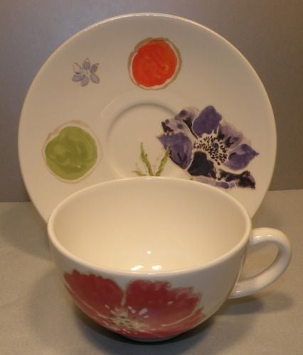 Tea Cup & Saucer Jacinthe