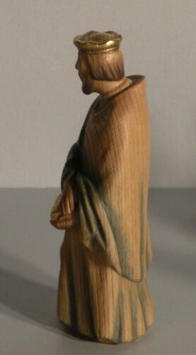 Fini Moroder Nativity White King Woodcarving Anri
