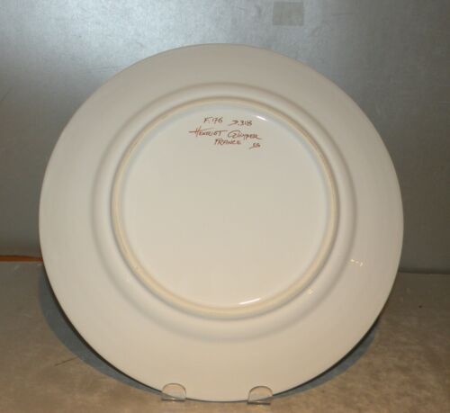 Dinner Plate, Henriot Flower