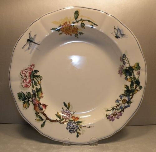 Round Deep Platter Oiseau Poete