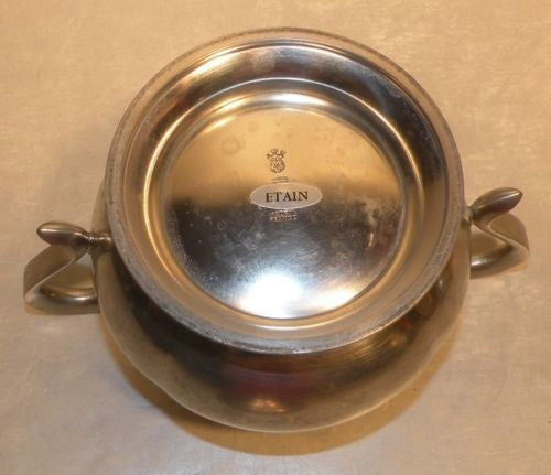 4 Pieces Tea Set Potsainiers Hutois Pewter
