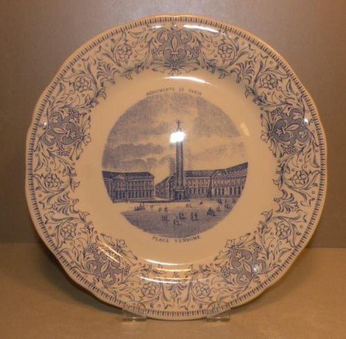 Dessert Plate Place Vendome Monuments & Castles