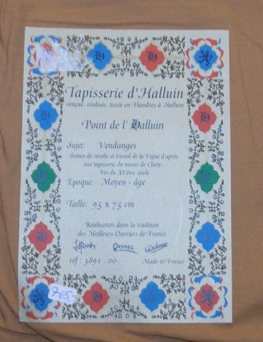 Vendanges , Halluin Stitch