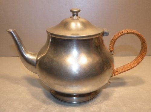 4 Pieces Tea Set Potsainiers Hutois Pewter