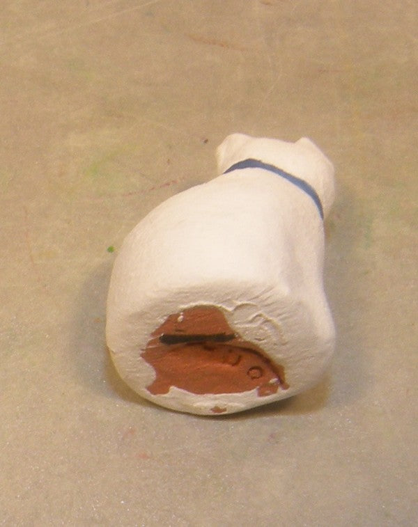 White cat,, Fouque, 4 cm