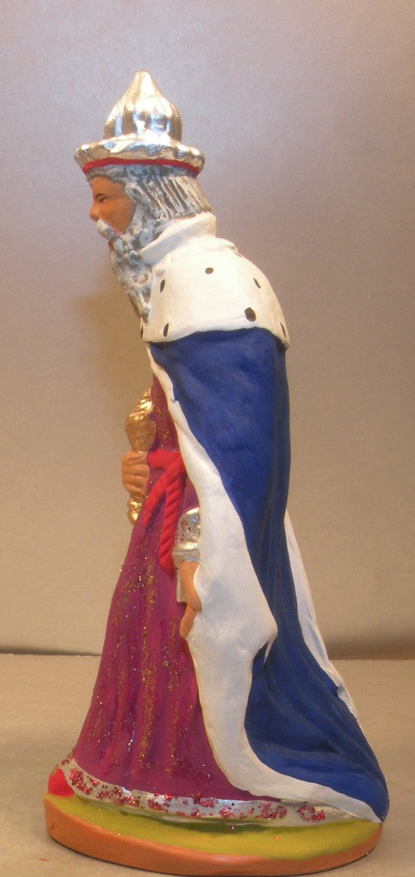 Wise man standing Melchior, ( 108 )  Fouque, 13 cm