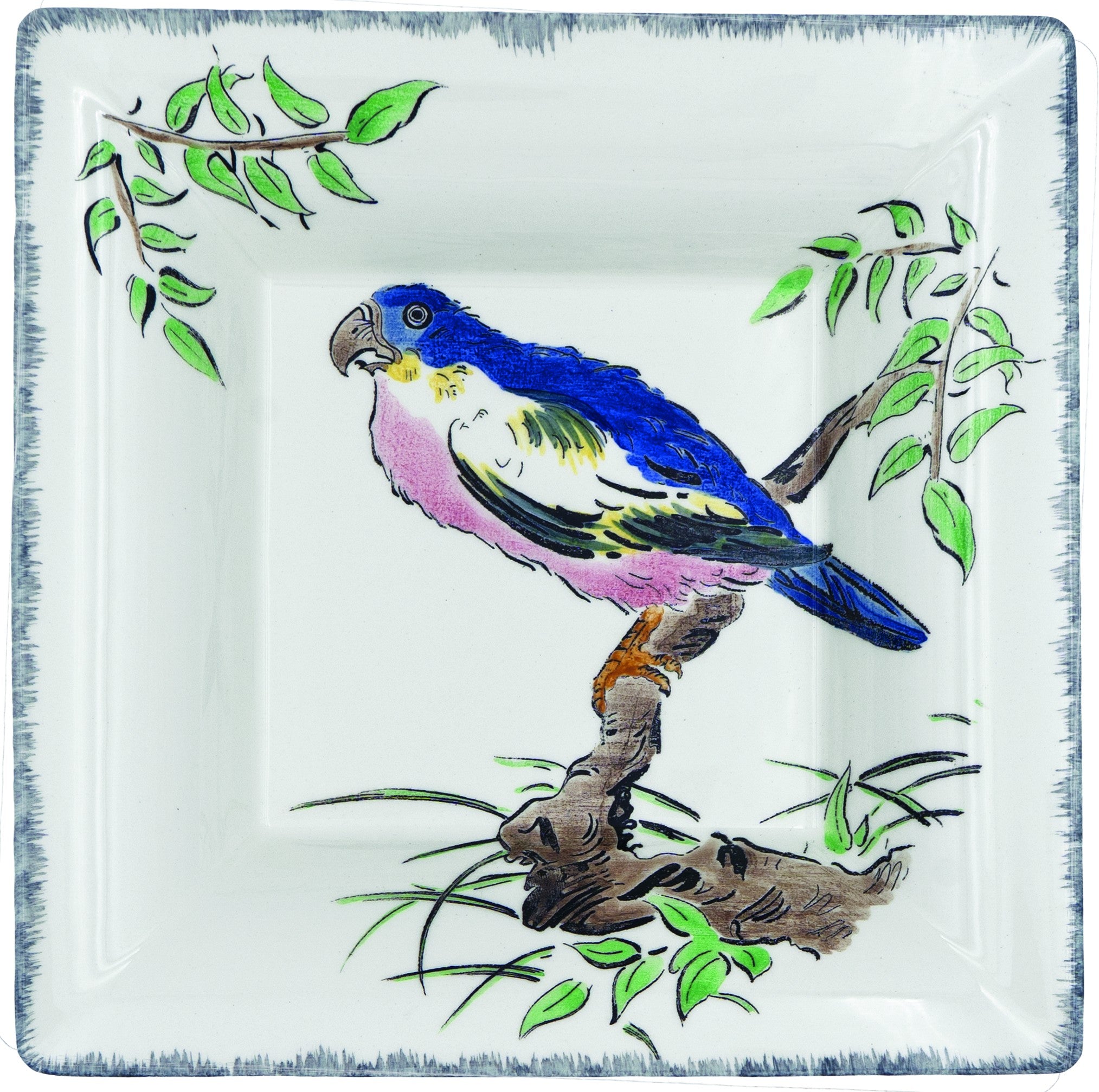 Large Square Candy Tray, Grands Oiseaux