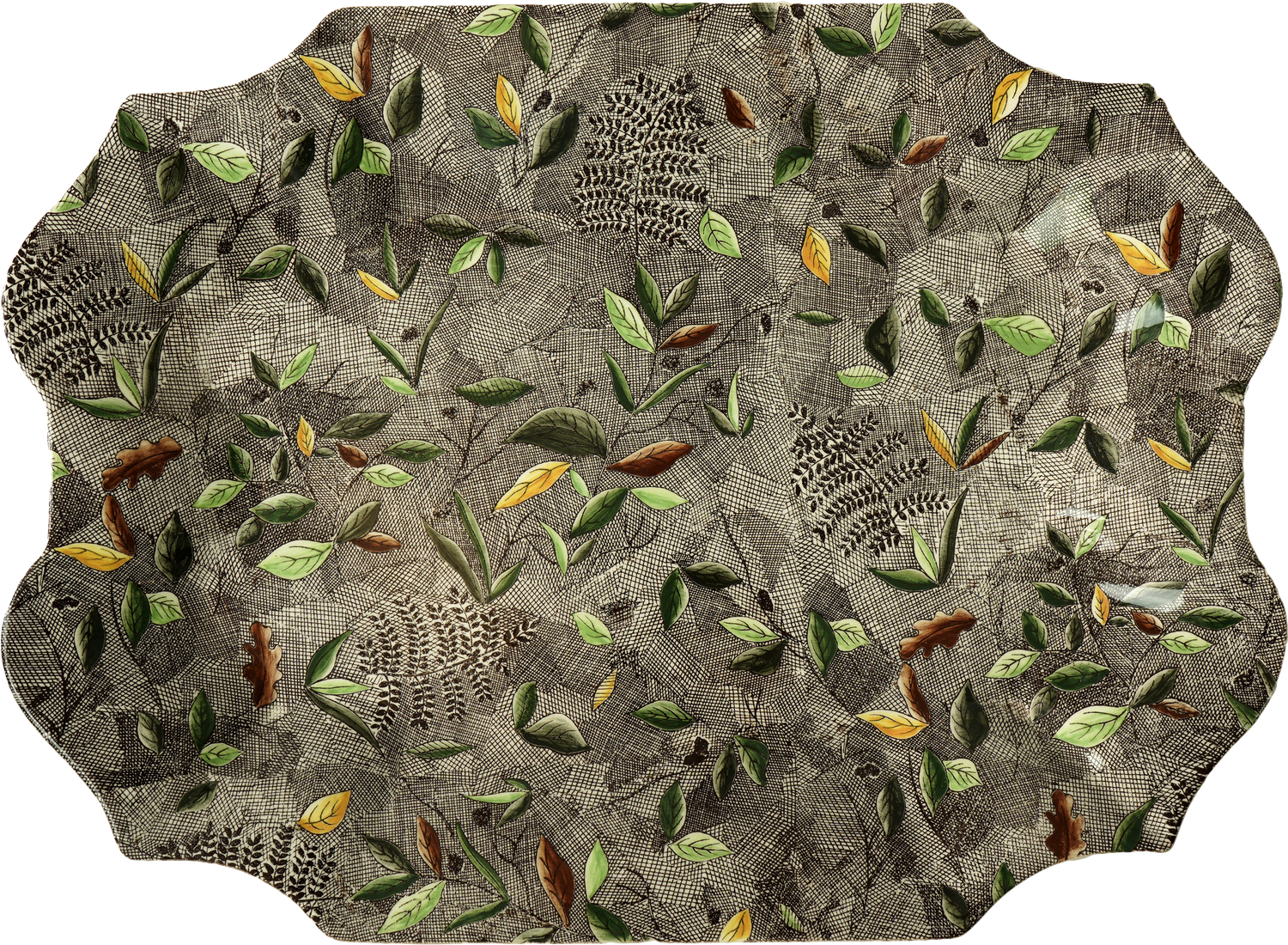 Serving Platter Foliage, Rambouillet