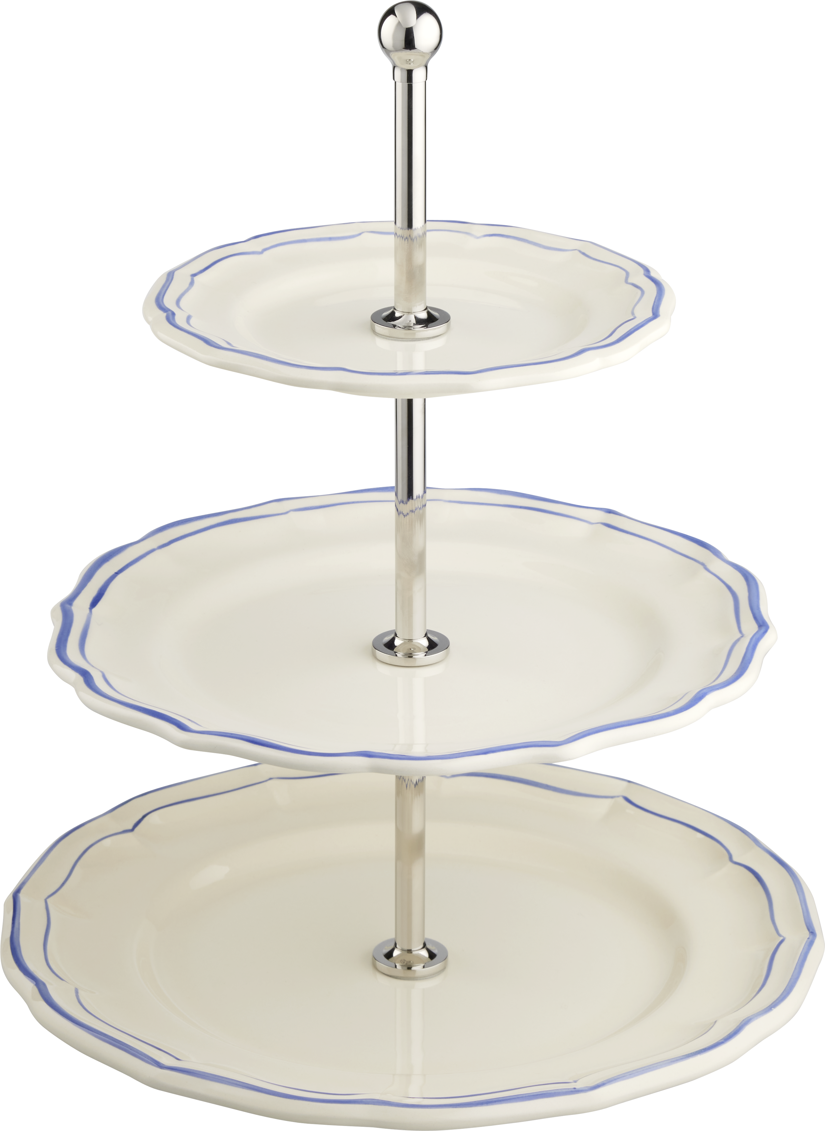 Three-tier Cake Stand,  Filet Bleu