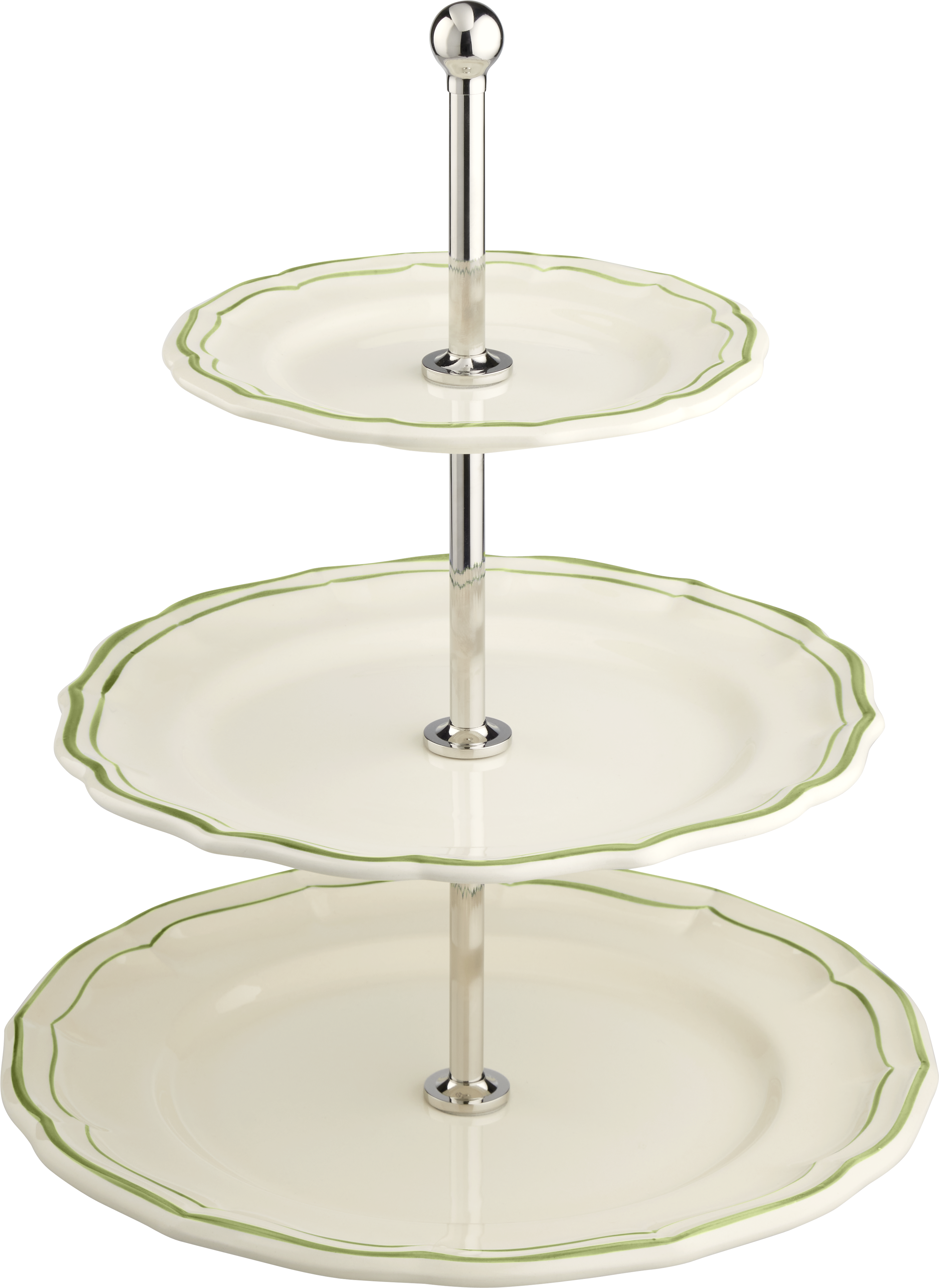 Three-tier Cake Stand, Filet Vert