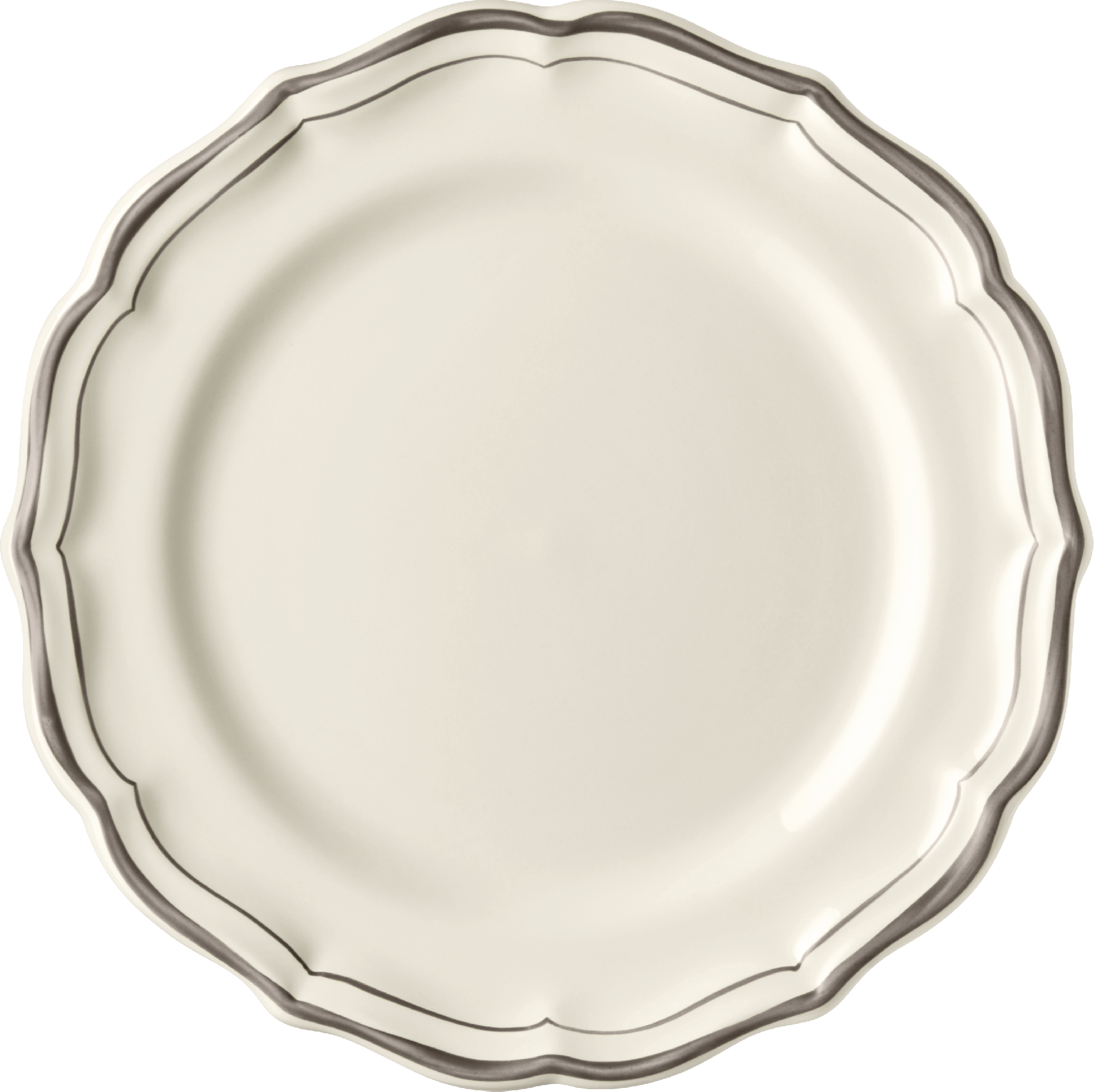Dessert Plate, Filet Taupe
