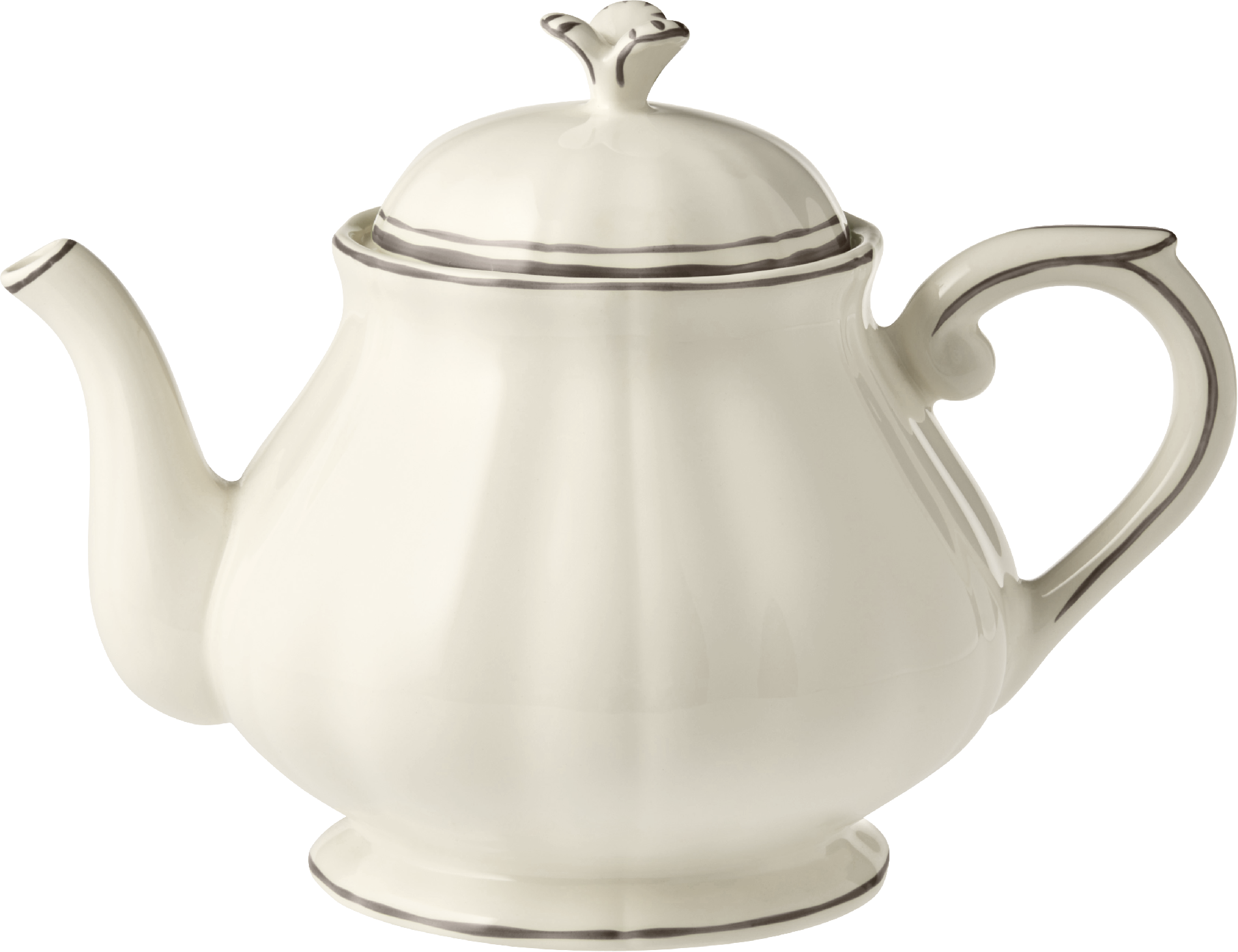 Tea Pot, Filet Taupe