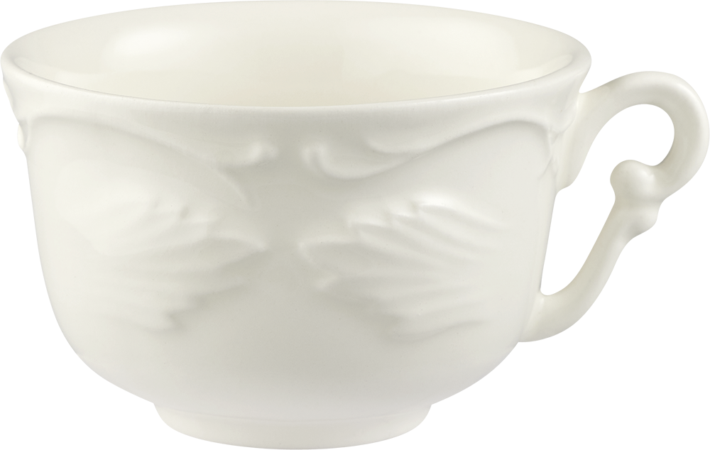 Espresso Cup & Saucer, Rocaille White