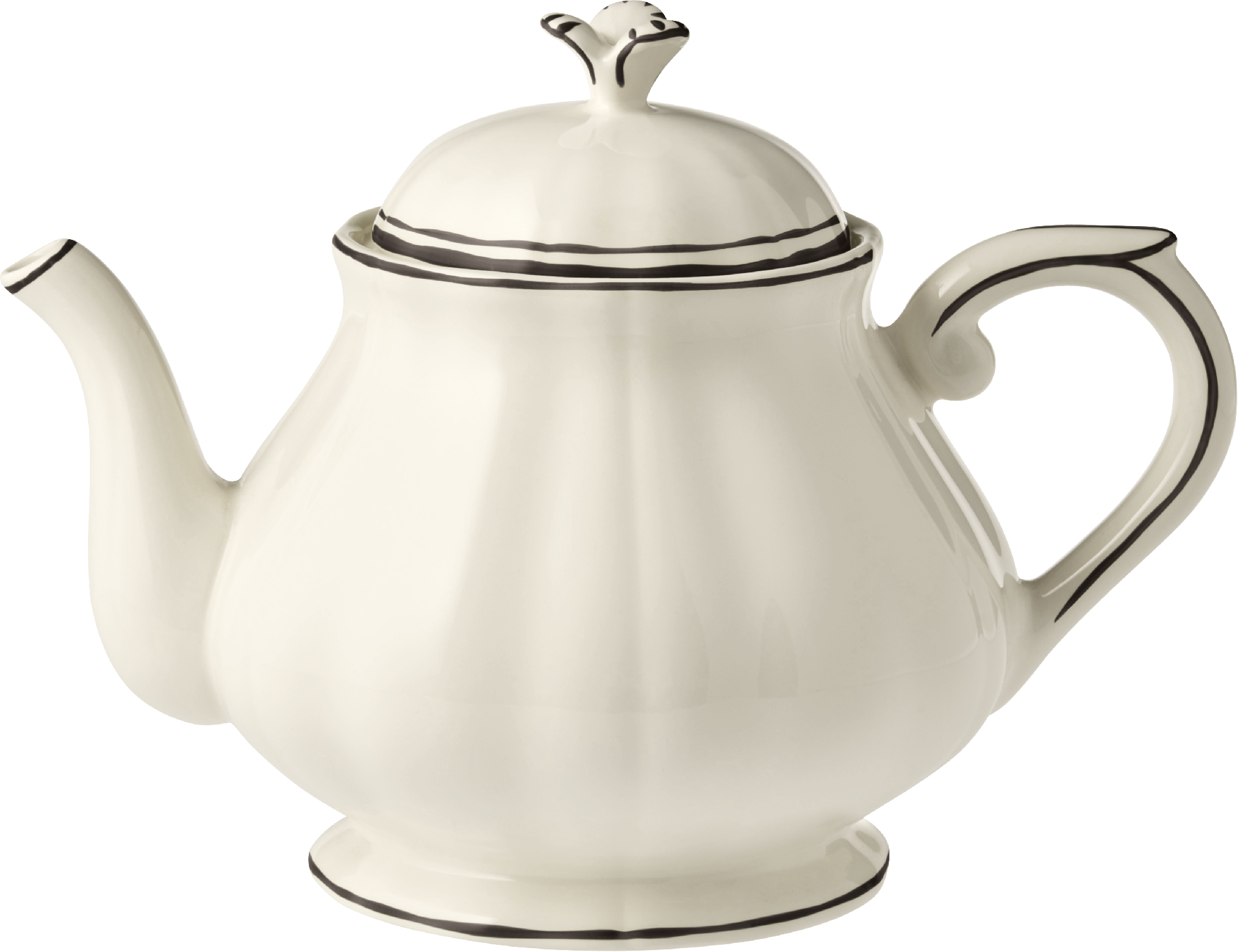 Tea Pot, Filet Manganese
