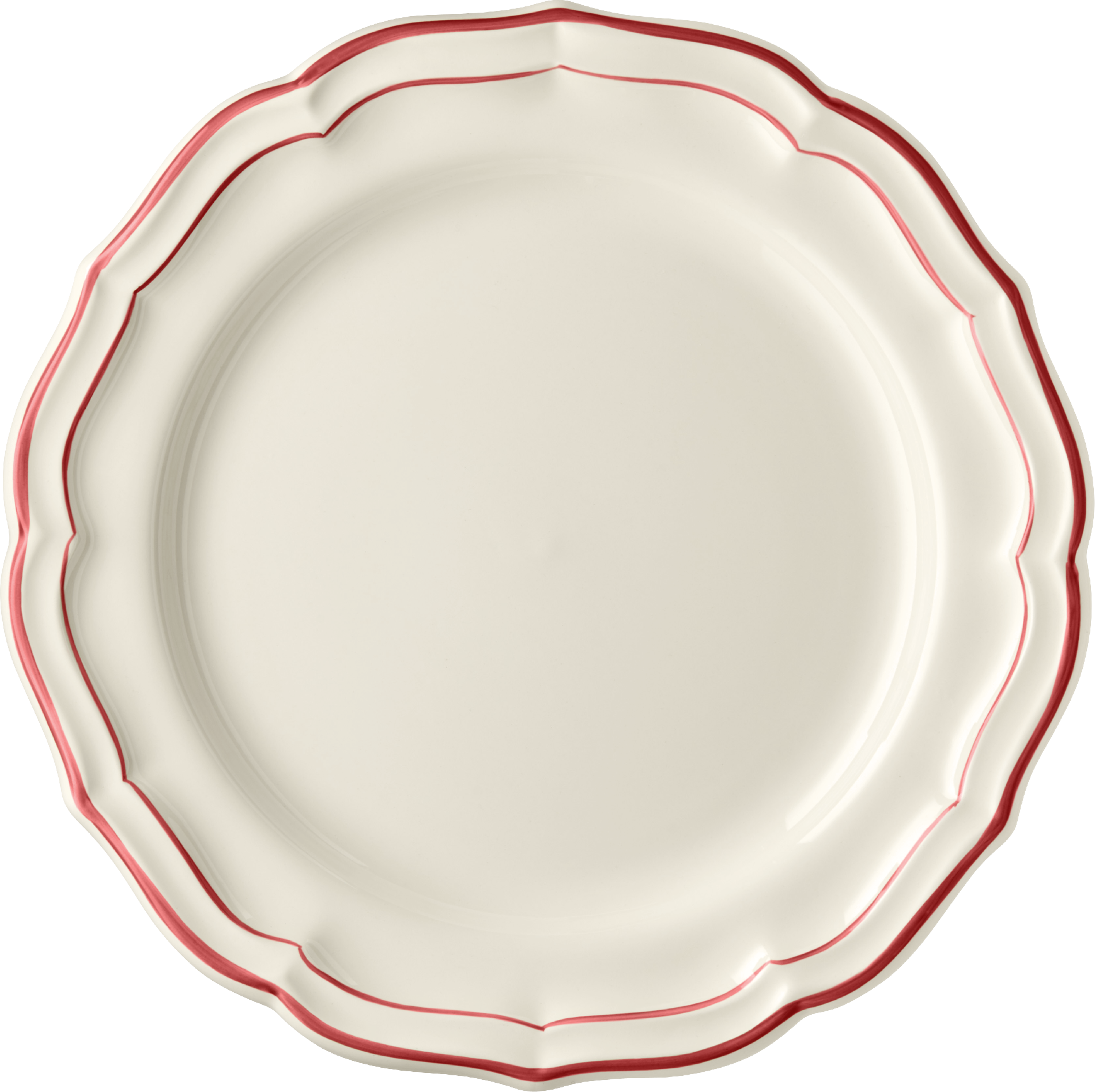 Dinner Plate, Filet Rouge