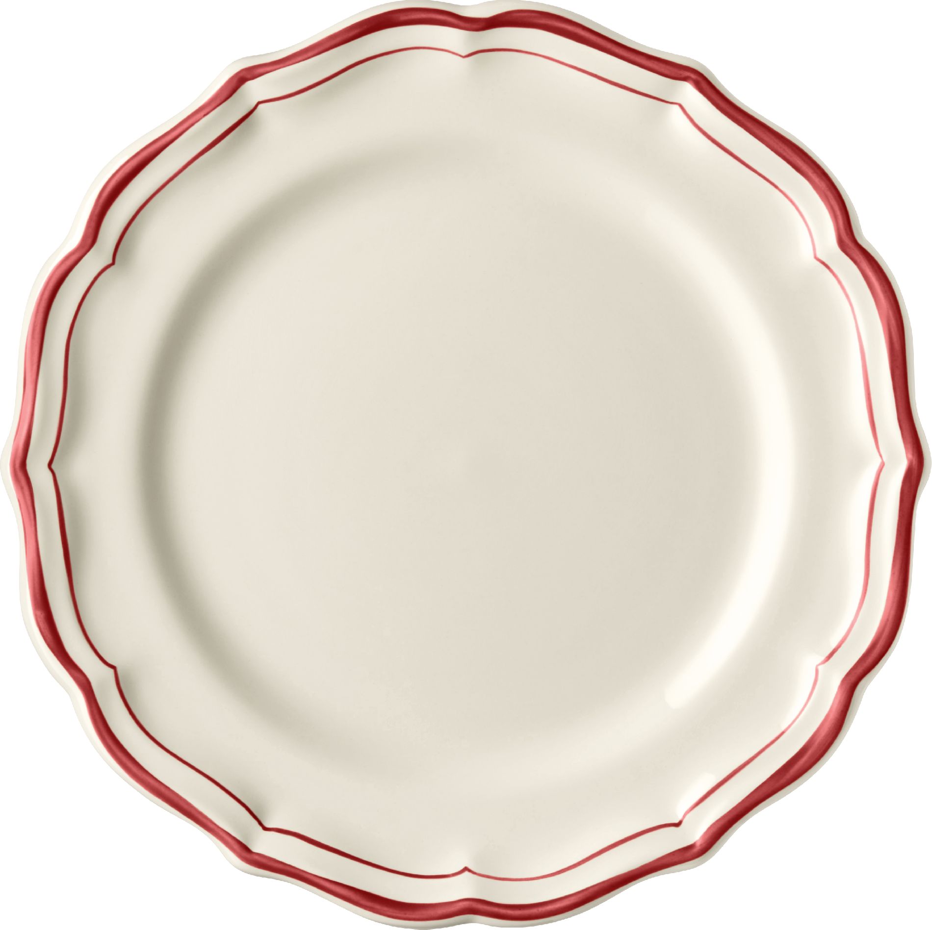 Dessert Plate, Filet Rouge