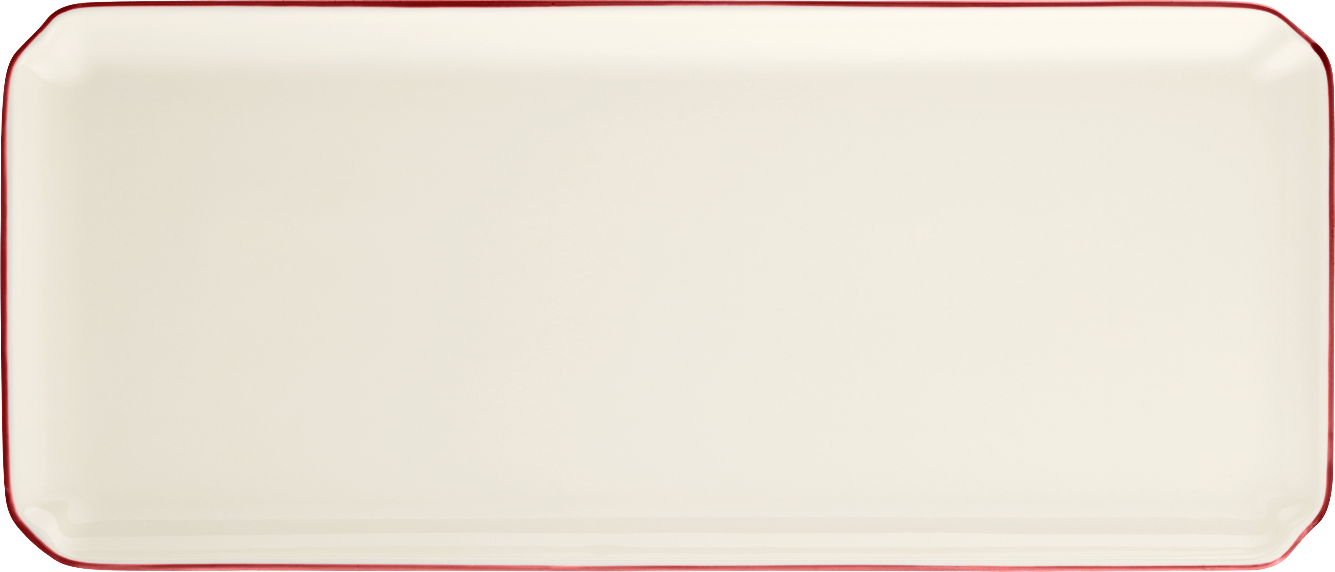 Oblong Serving Tray,  Filet Rouge