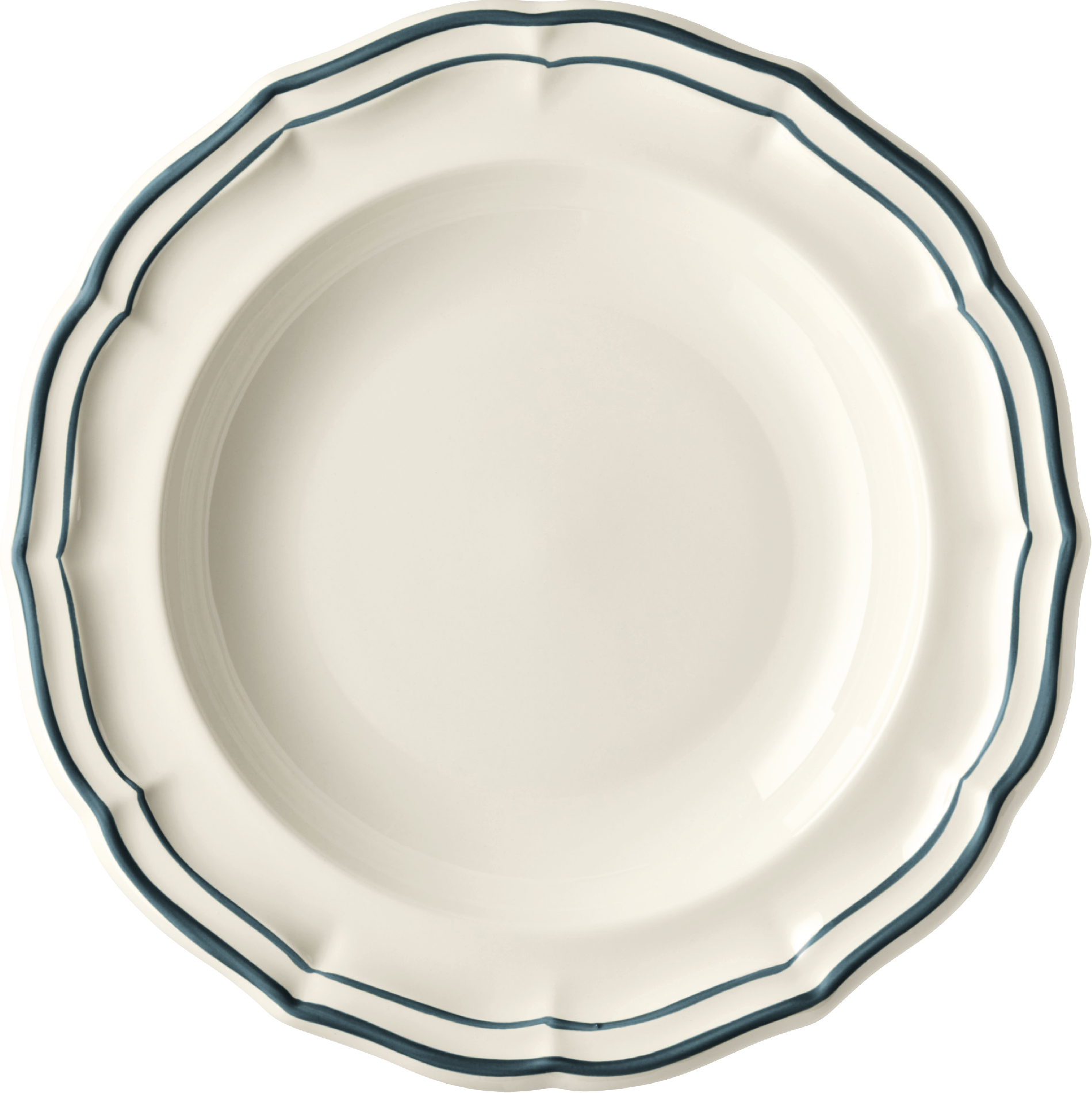 Rim Soup Plate, Filet Acapulco