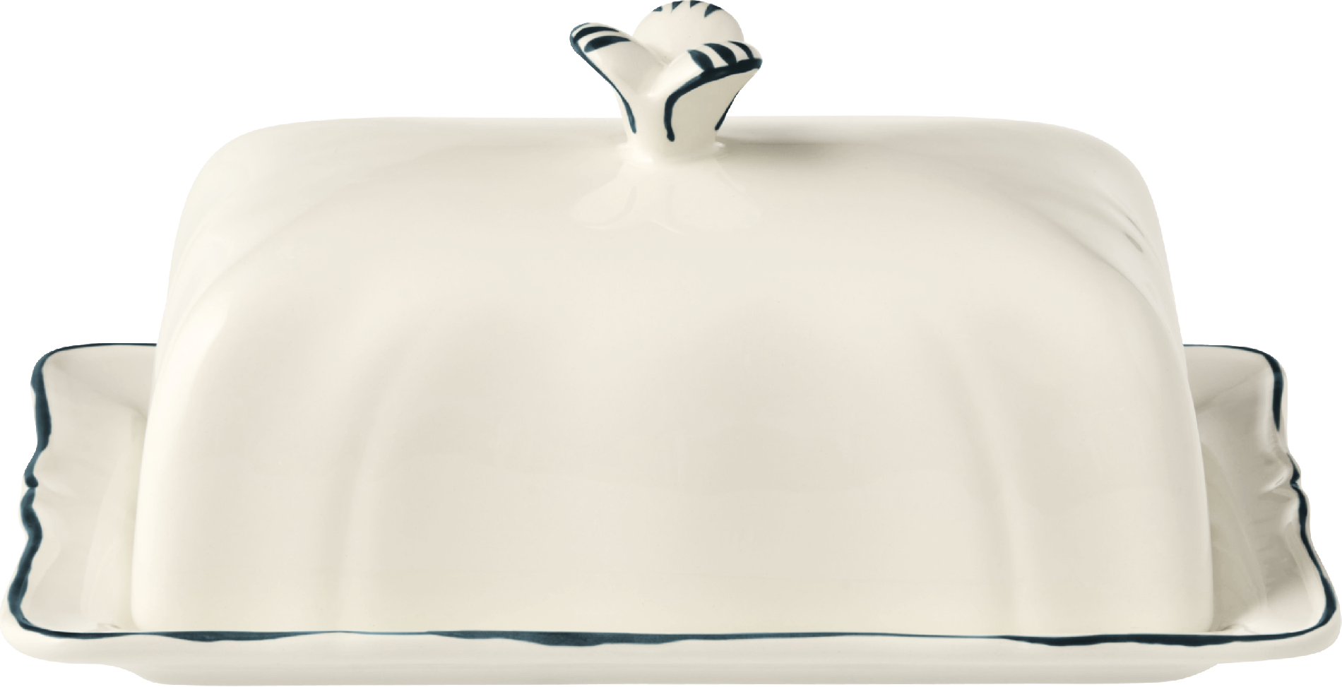 Covered Butter Dish, Filet Acapulco