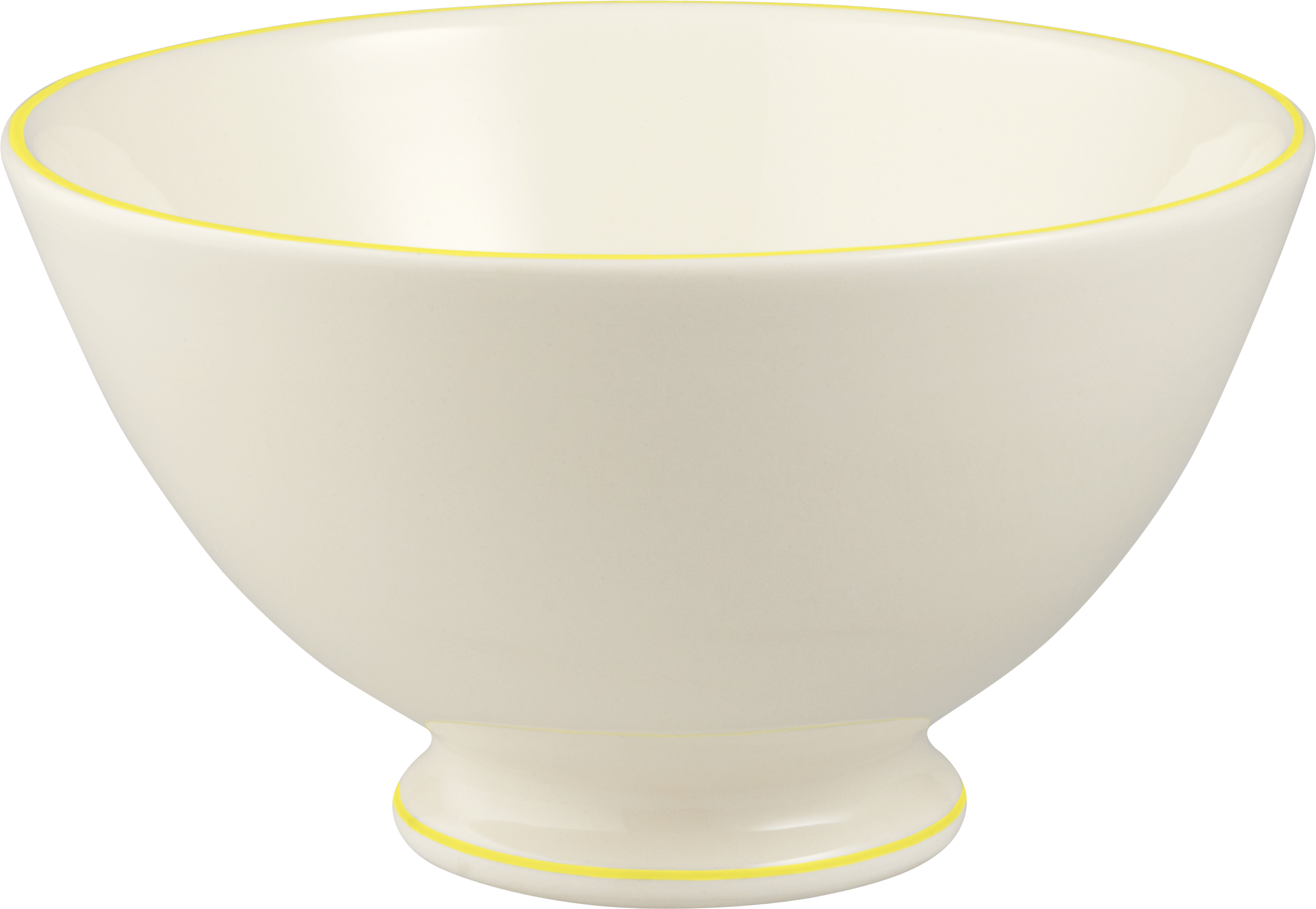 Large Bowl,  Filet Citron ( Yellow )