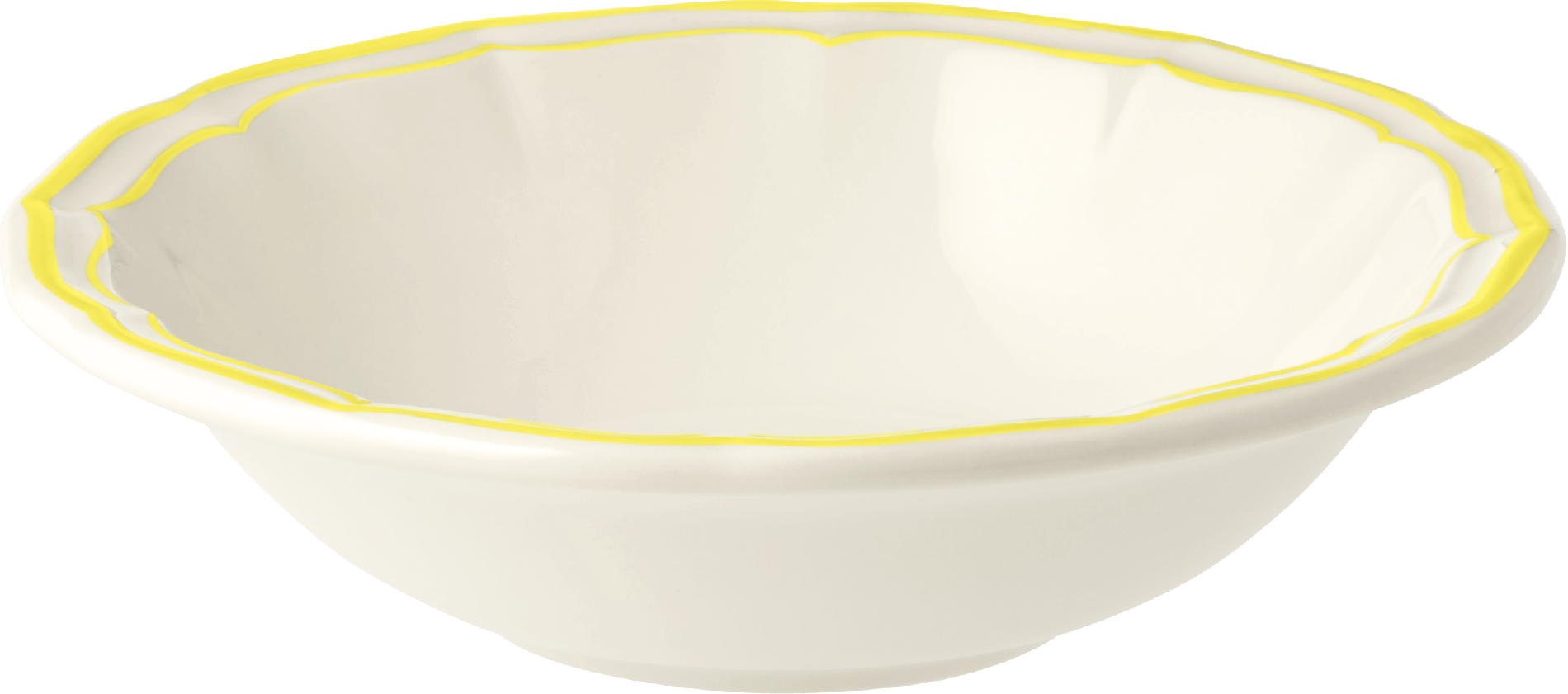 Cereal Bowl, Filet Citron ( Yellow )