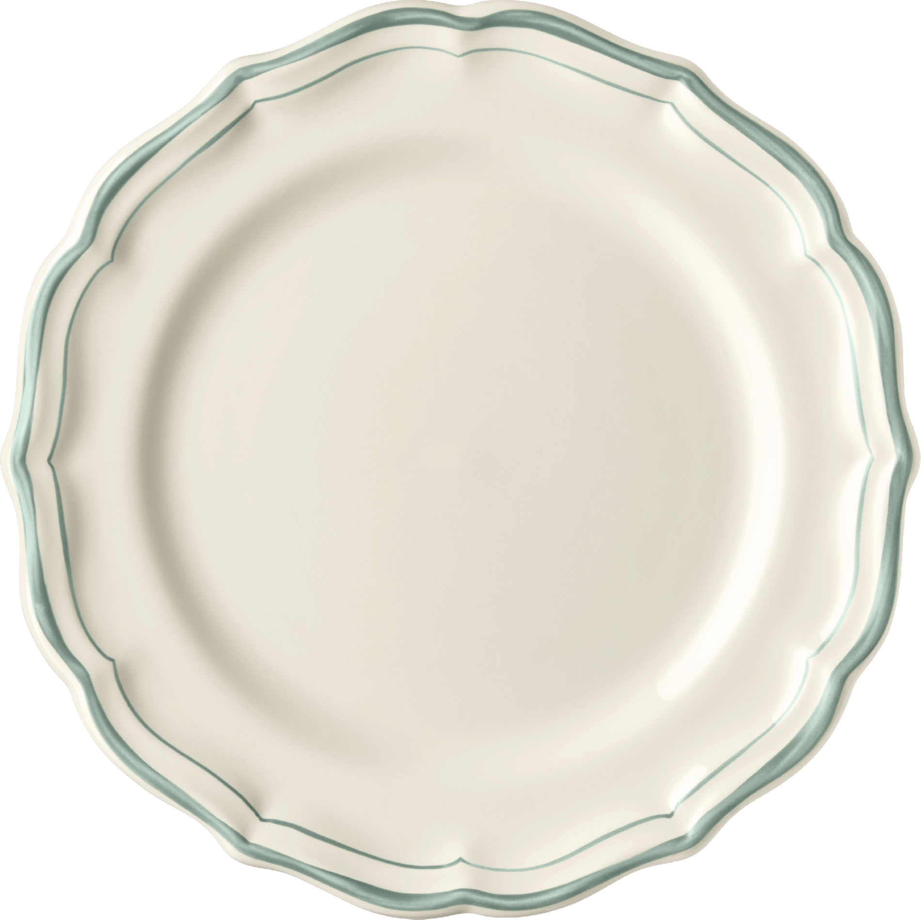 Dessert Plate, Filet Celadon