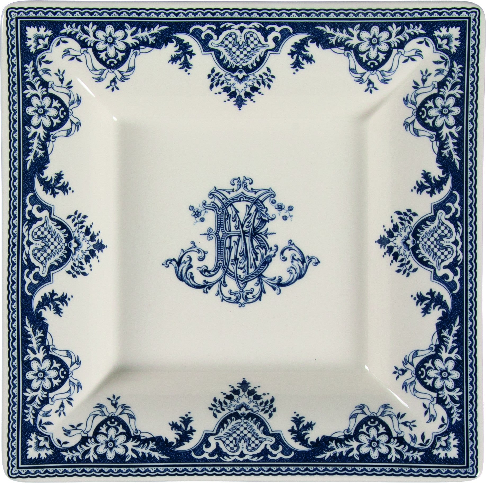 Large Square Candy Tray , Les Depareillees in Blue