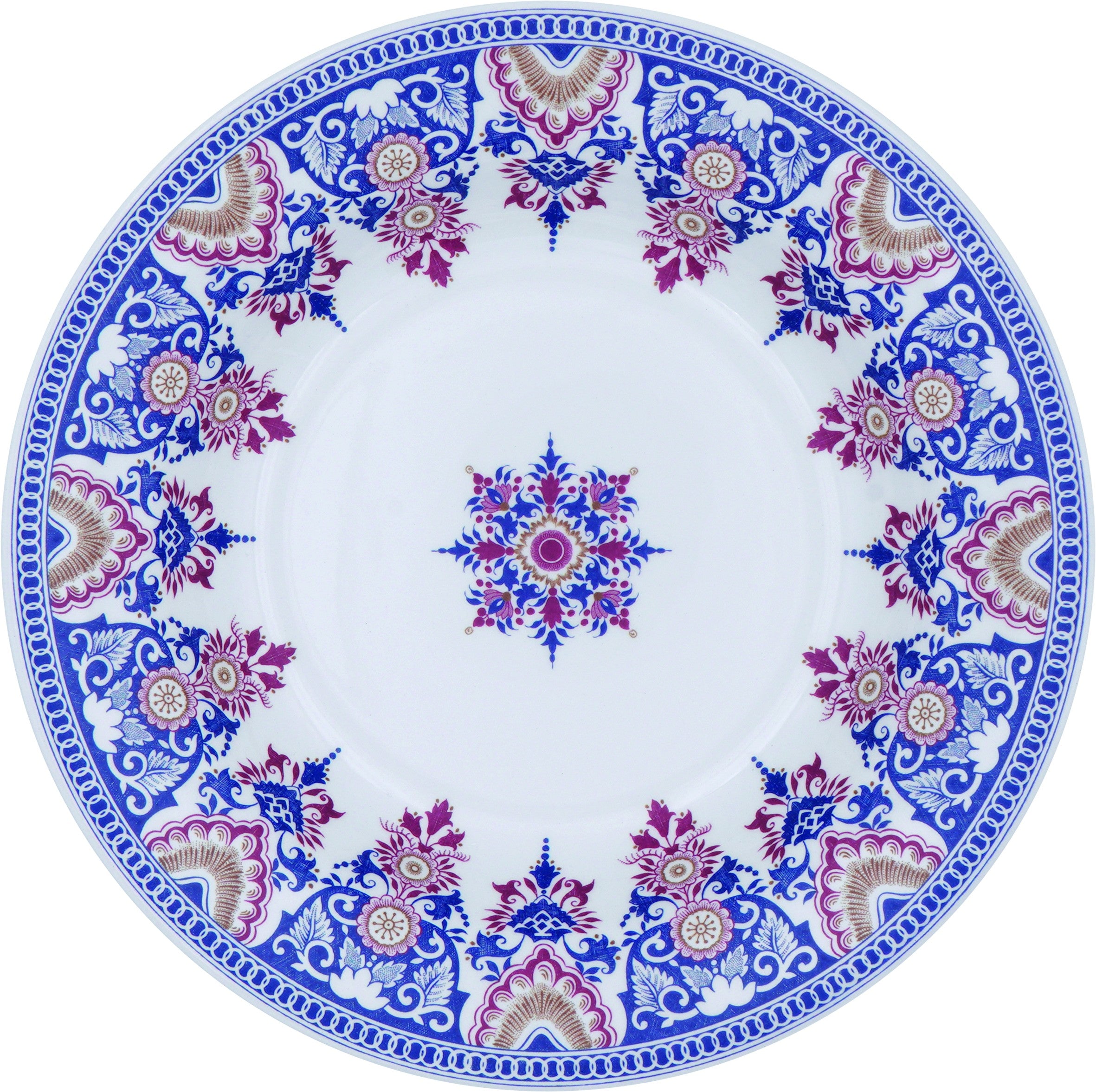 Rim Soup Plate Rouen Or