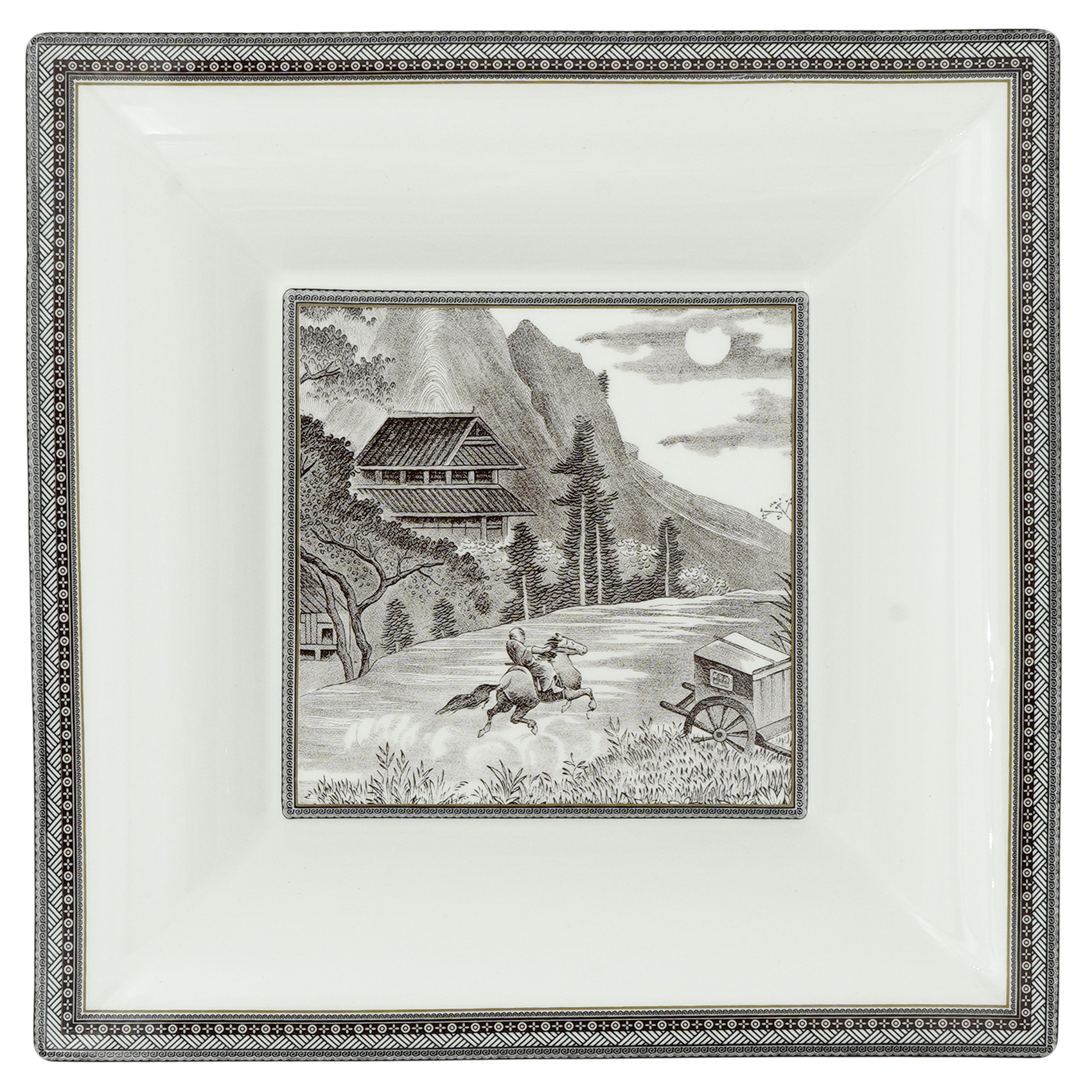 Extra Large Square Candy Tray Cavalier des Steppes
