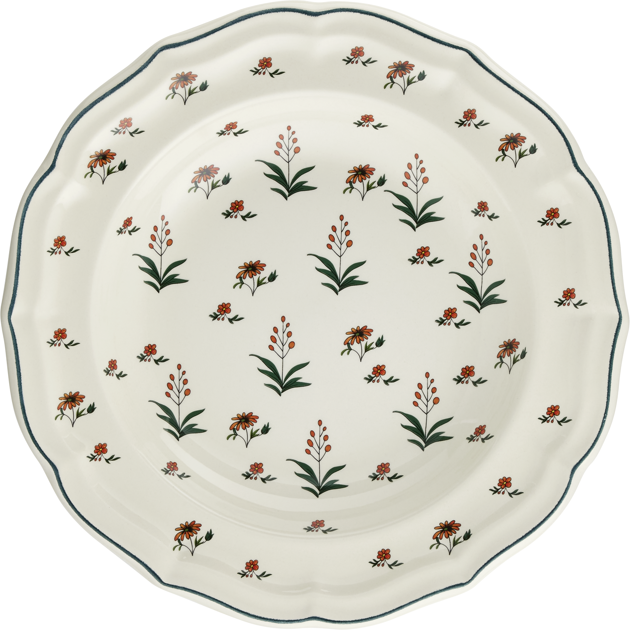 Rim Soup Plate, Herbier du Paradis