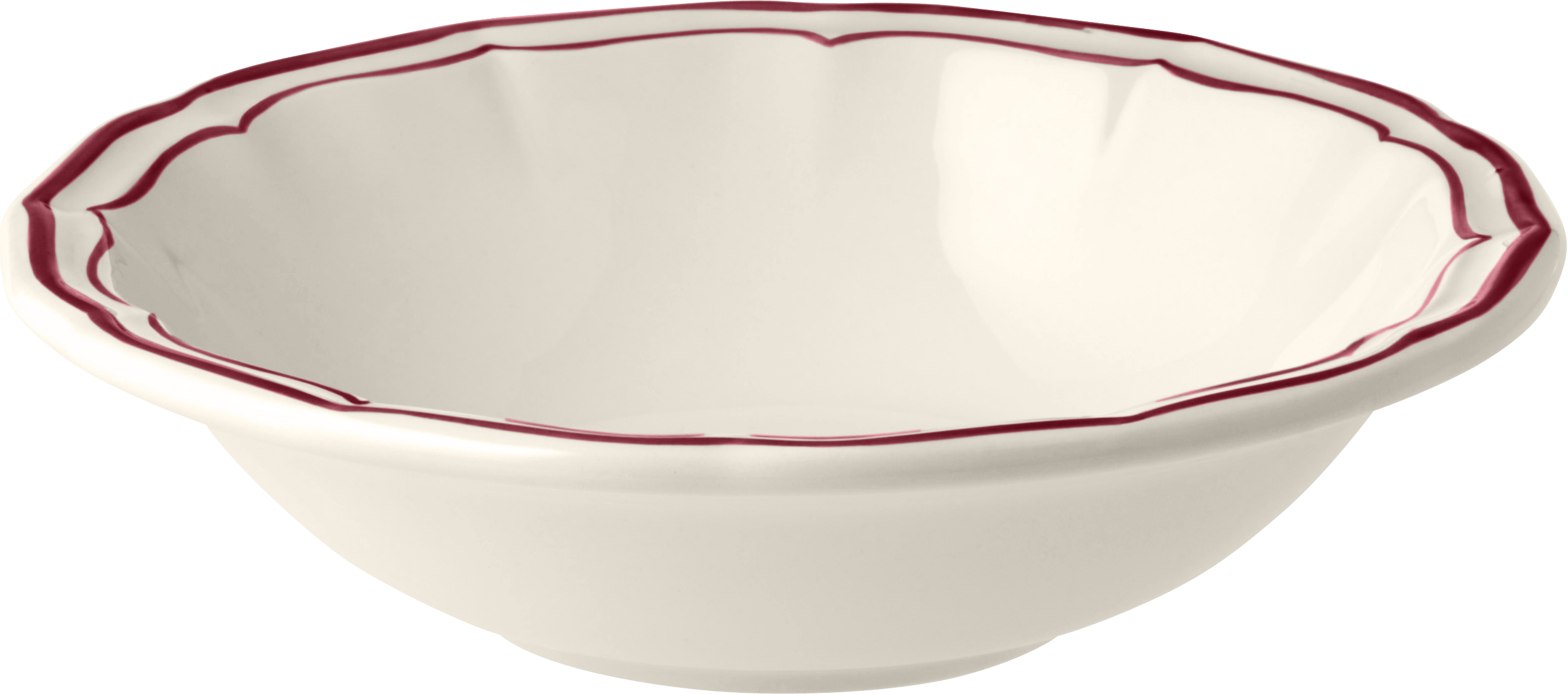 Cereal Bowl, Filet Bordeaux