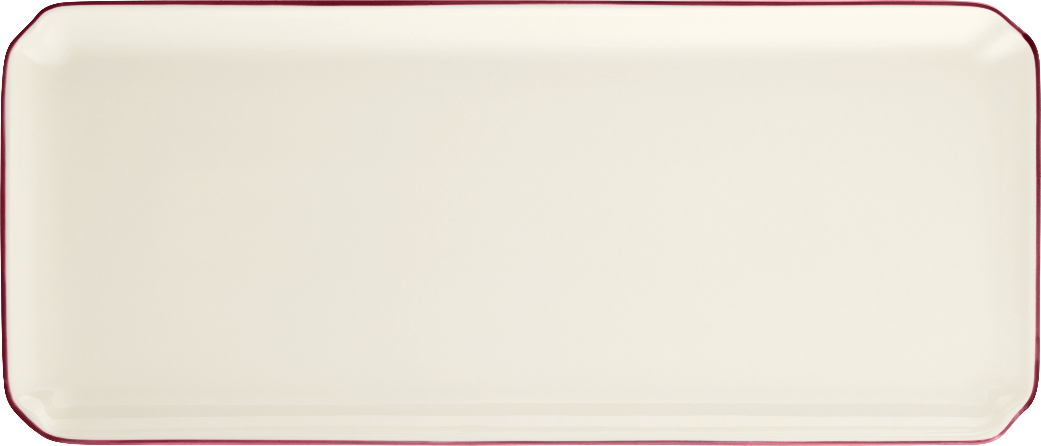 Oblong Serving Tray,  Filet Bordeaux