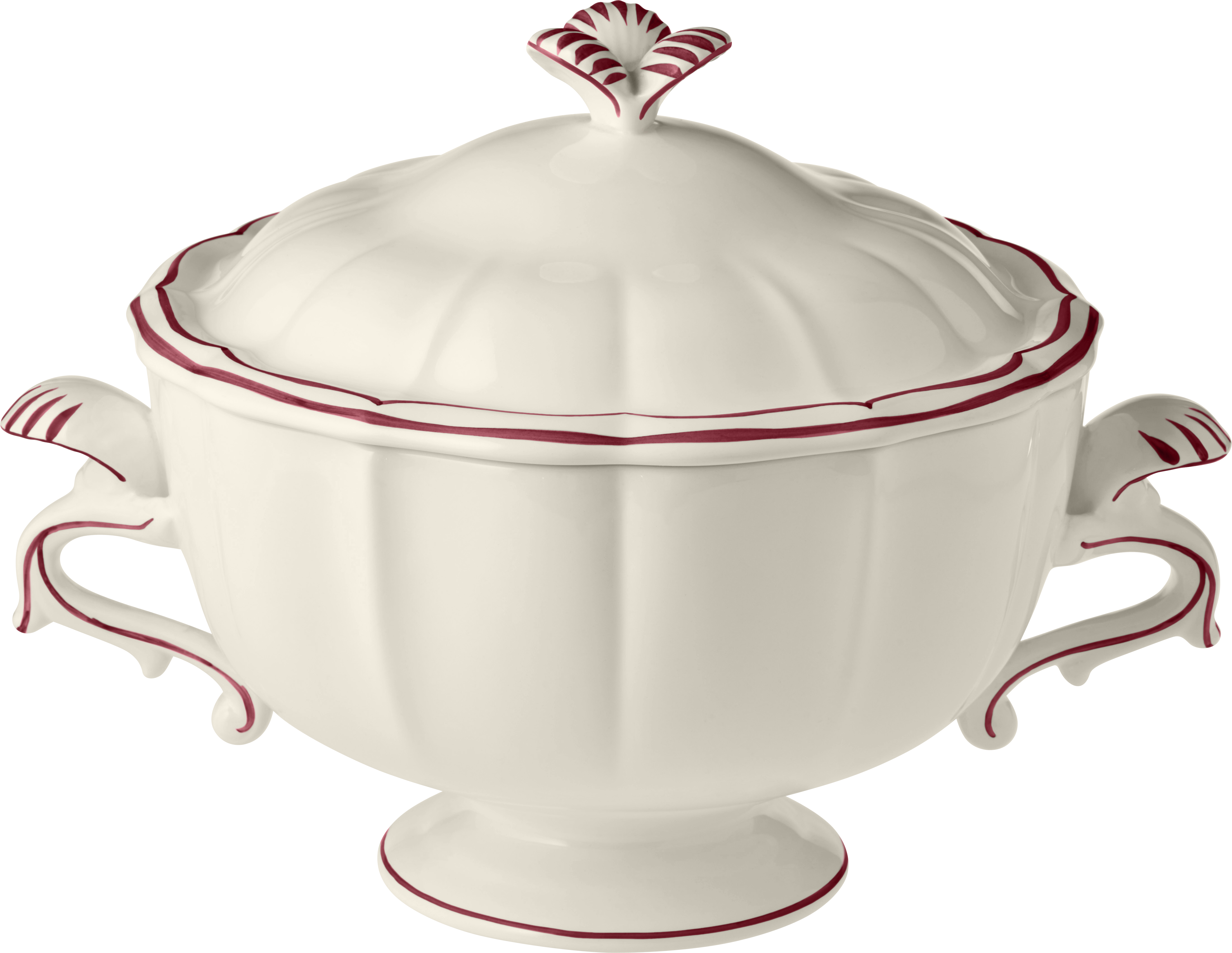 Soup Tureen ,  Filet Bordeaux