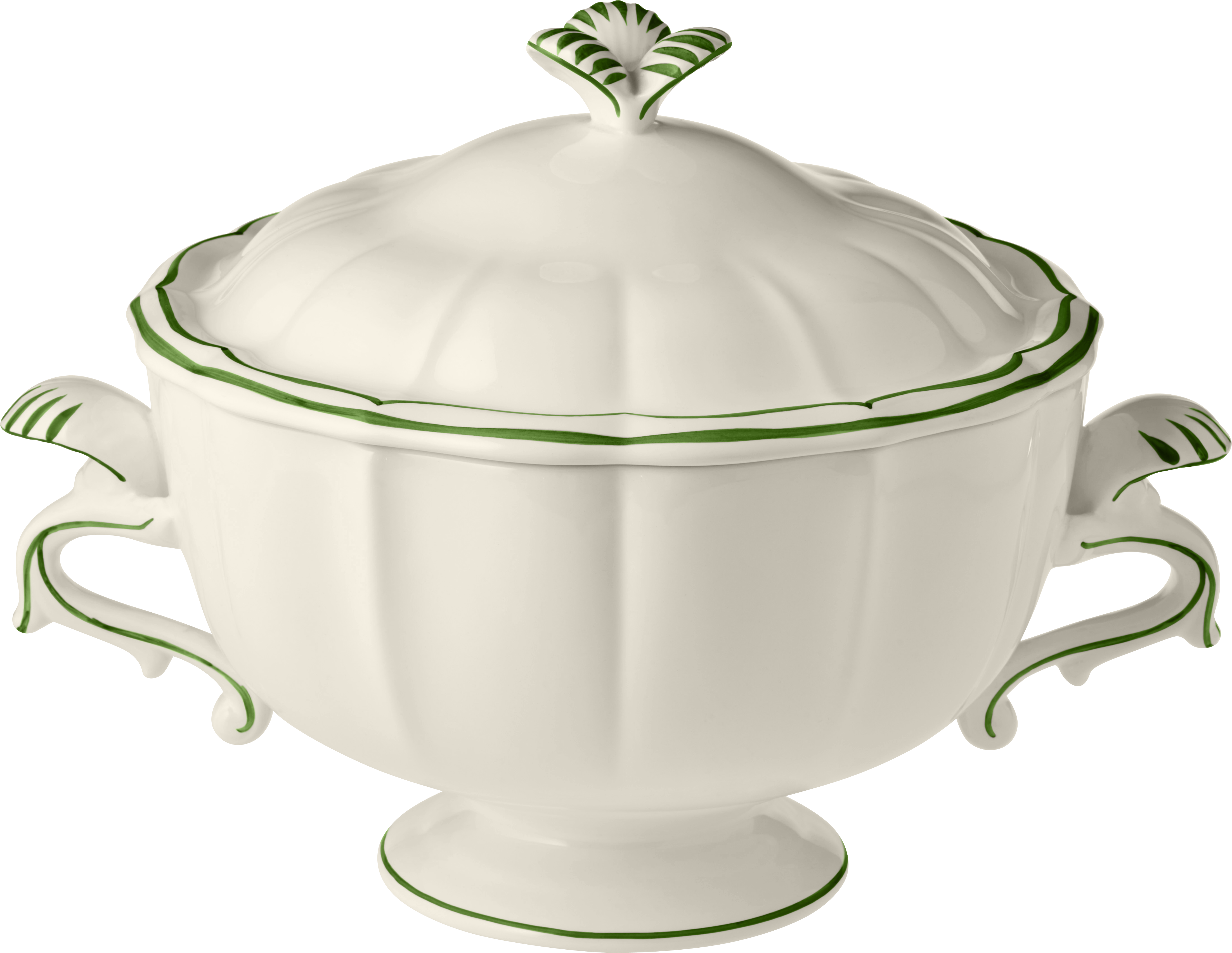 Soup Tureen,  Filet Fougere