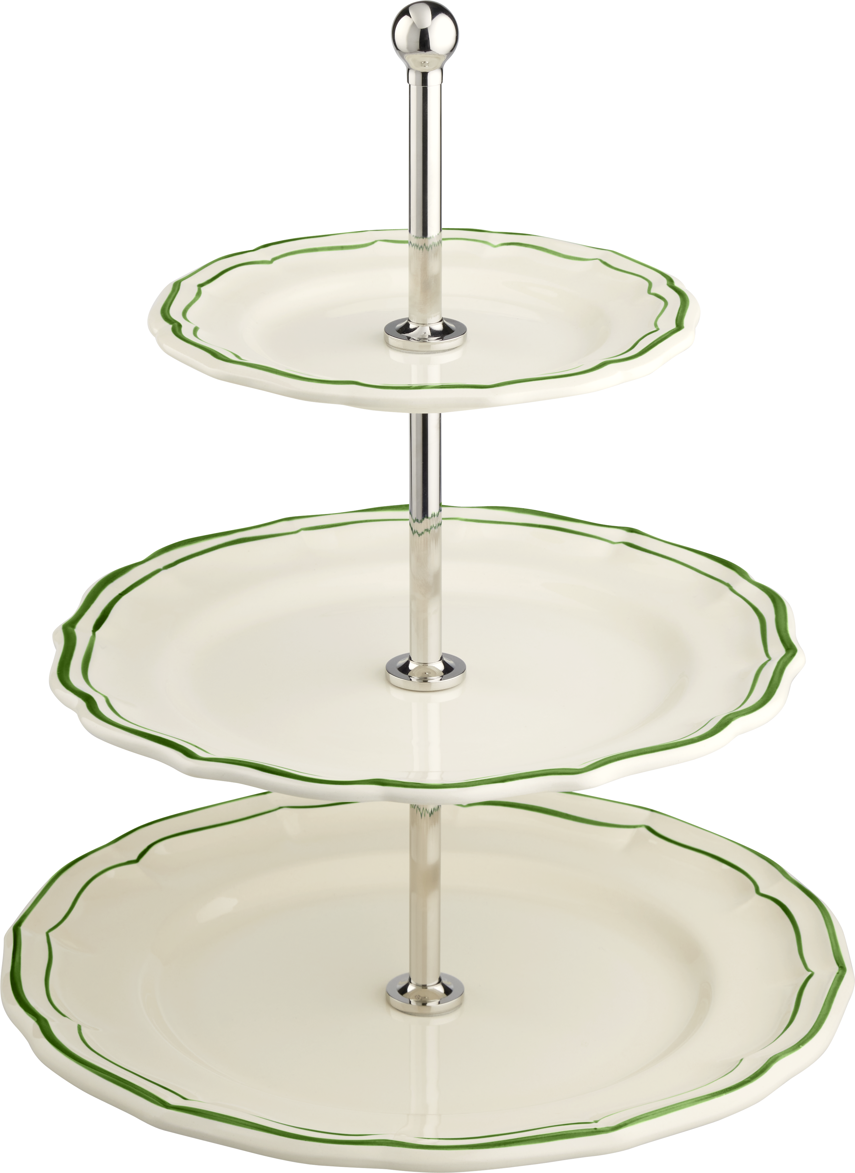 Three-tier Cake Stand, Filet Fougere